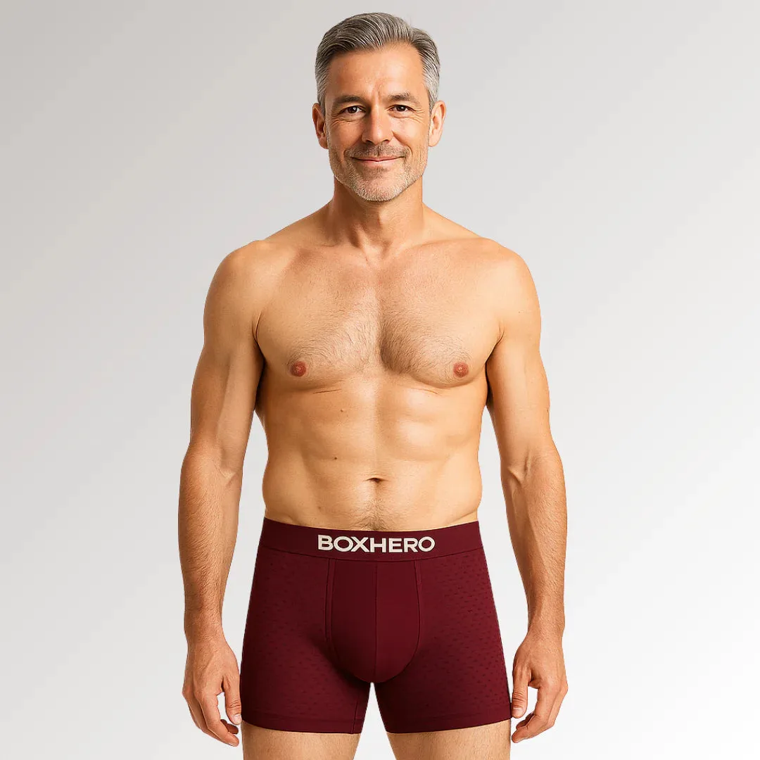 BOXER BOXHERO 1.0 EN FIBRE DE BAMBOU - CONFORT RÉVOLUTIONNÉ TOUT AU LONG DE LA JOURNÉE