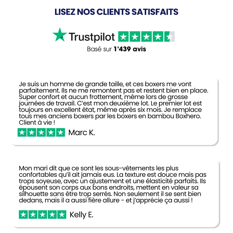 BOXER BOXHERO NOVA EN FIBRE DE BAMBOU - CONFORT RÉVOLUTIONNÉ TOUT AU LONG DE LA JOURNÉE