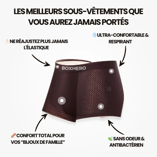 BOXER EN FIBRE DE BAMBOU - CONFORT RÉVOLUTIONNÉ TOUT AU LONG DE LA JOURNÉE