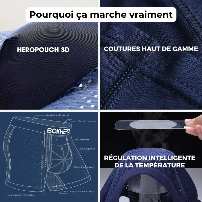 BOXHERO 2.0 EN FIBRE DE BAMBOU - CONFORT RÉVOLUTIONNÉ TOUT AU LONG DE LA JOURNÉE