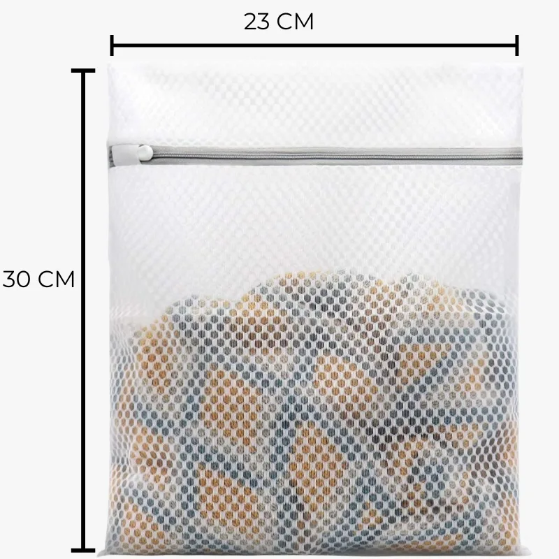 LOT DE 3 SACS DE LAVAGE PREMIUM – SPÉCIAL FIBRES DE BAMBOU
